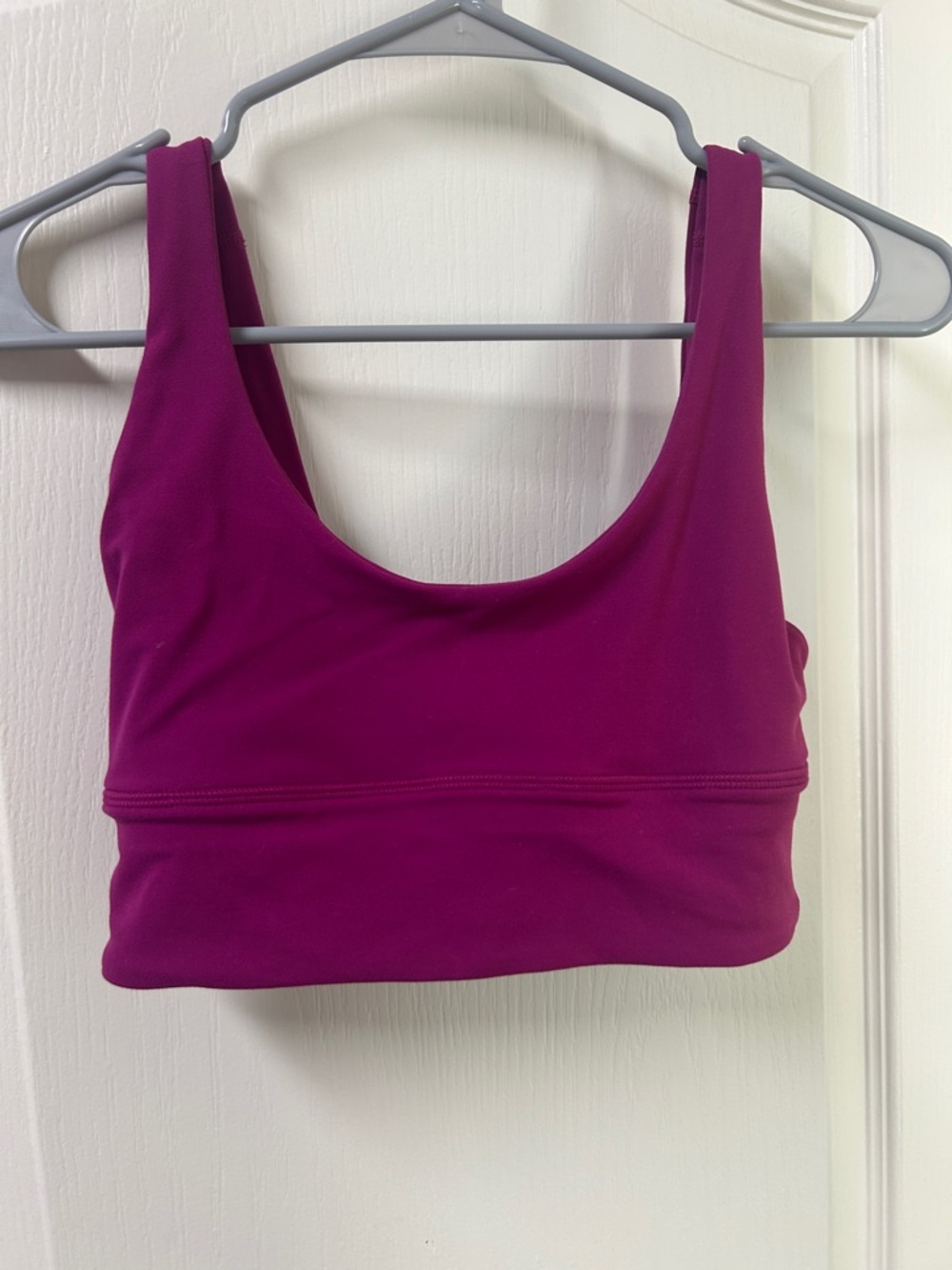 Women’s Magenta Align Reversible Sports Bra - Comfort Support